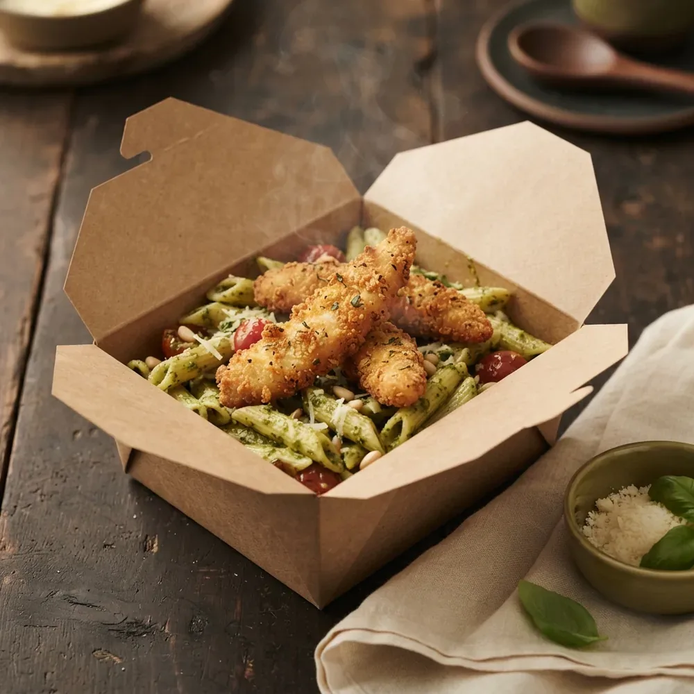 Pasta Pesto + Tenders (X3)